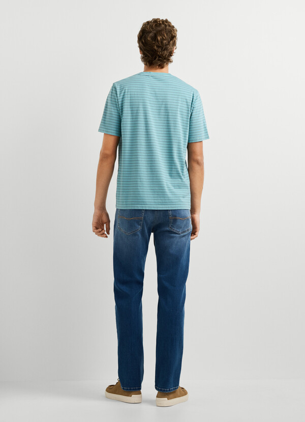 REGULAR FIT STRIPED T-SHIRT