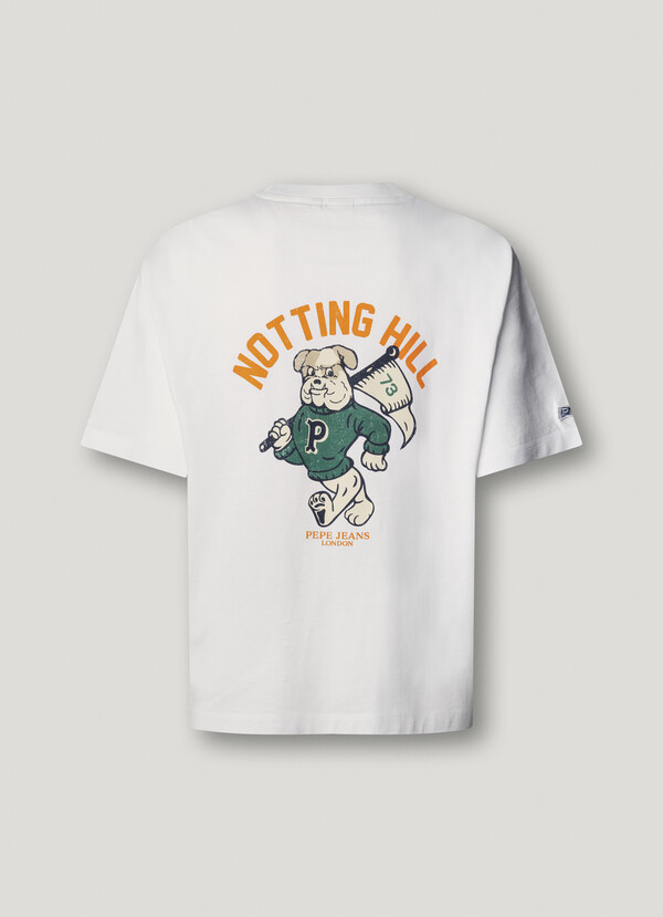 WIDE FIT BACK PRINT T-SHIRT