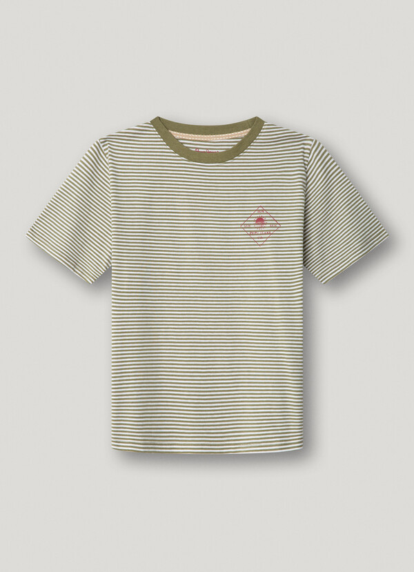REGULAR FIT STRIPED T-SHIRT