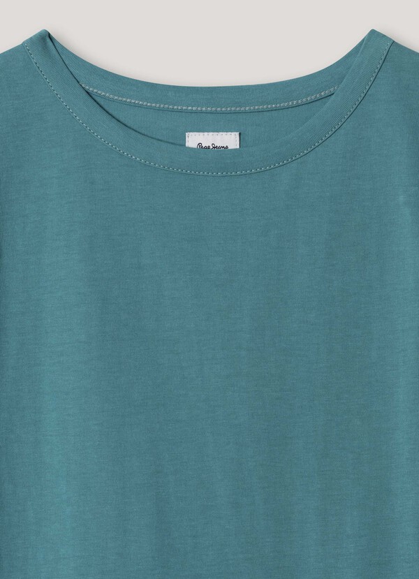 CREW NECK MINI DRESS