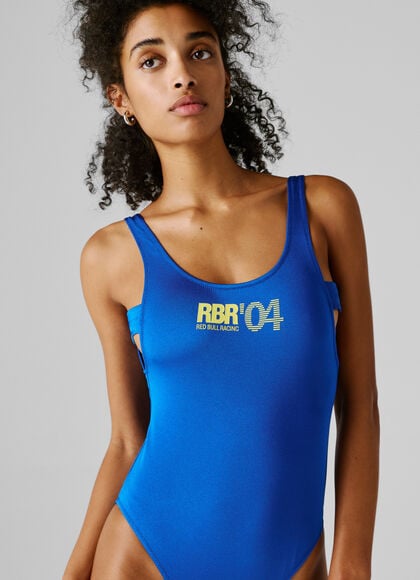PRINTED LOGO SWIMSUIT