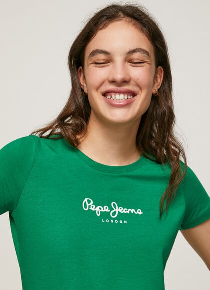SLIM FIT LOGO PRINT T-SHIRT