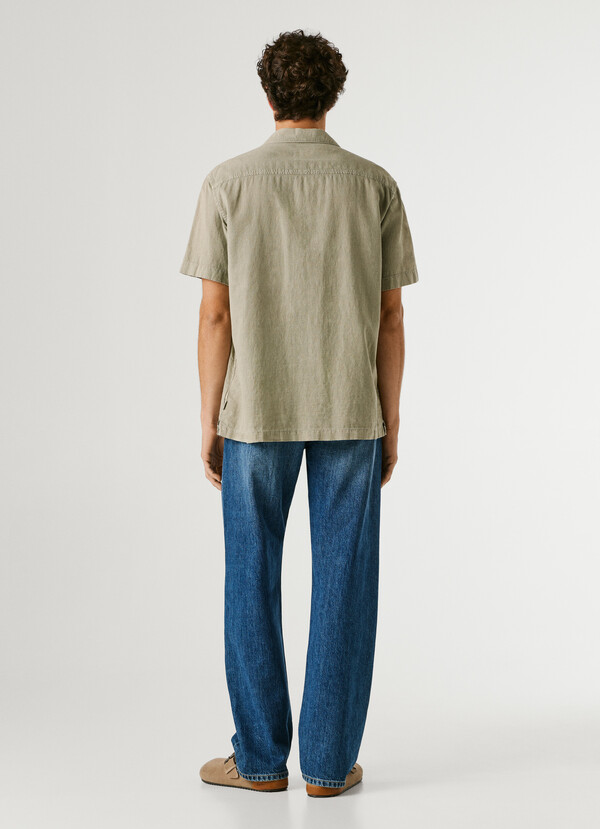 SHIRT WITH CUBAN COLLAR