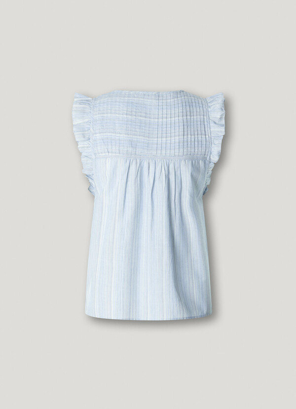FLUID STRIPED BLOUSE