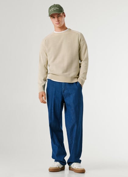 LOOSE FIT MID-RISE JEANS - HELIX