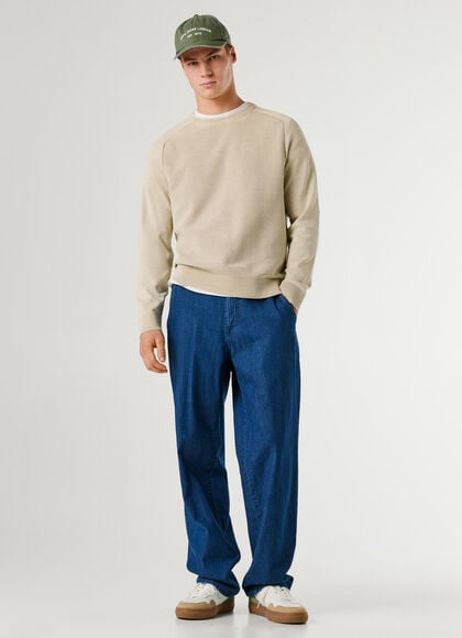 LOOSE FIT MID-RISE JEANS - HELIX
