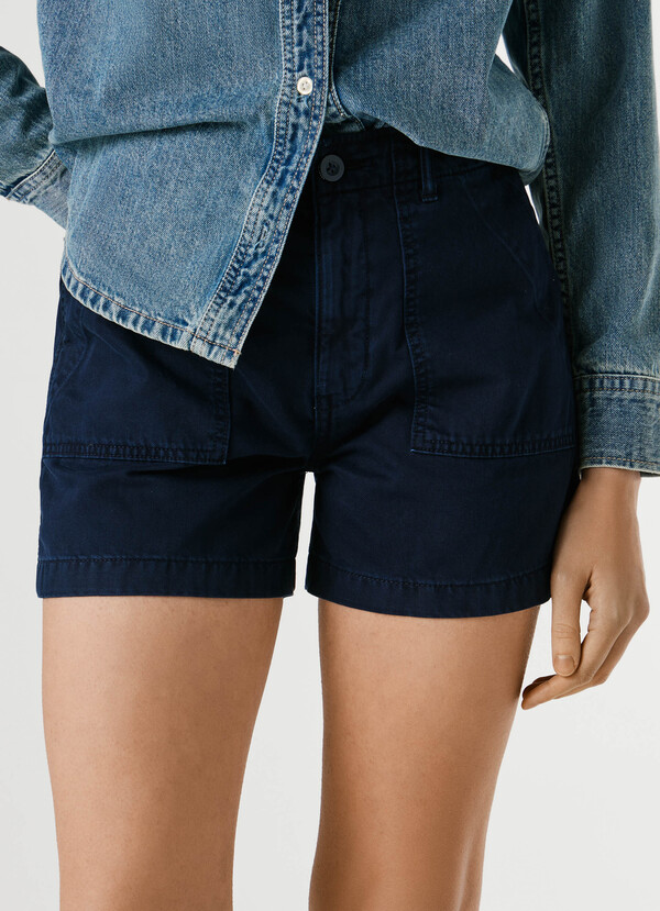 STRETCH TWILL SHORTS