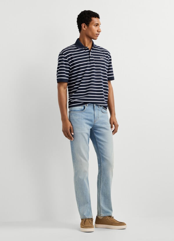 CASH - STRAIGHT FIT MID-RISE JEANS