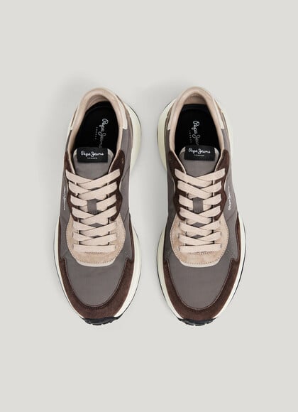 BAMPTON - TRAINERS WITH SUEDE DETAILS