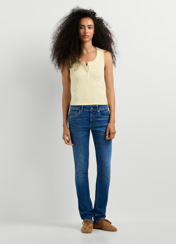 LOW-RISE SLIM FIT JEANS - BROOKE