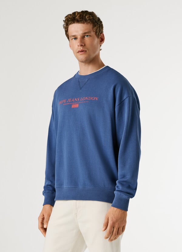 CREW NECK LOGO SWEATSHIRT