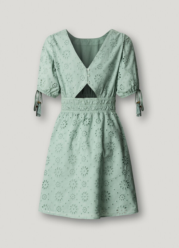 OPENWORK DETAIL MINI DRESS