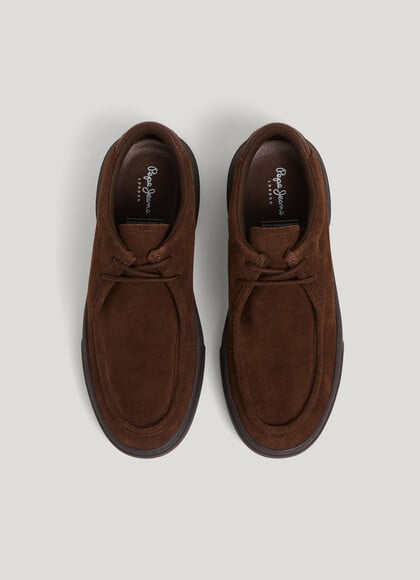 SUEDE BLUCHER SHOES