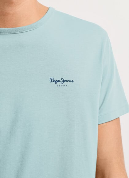 SLIM FIT LOGO PRINT T-SHIRT