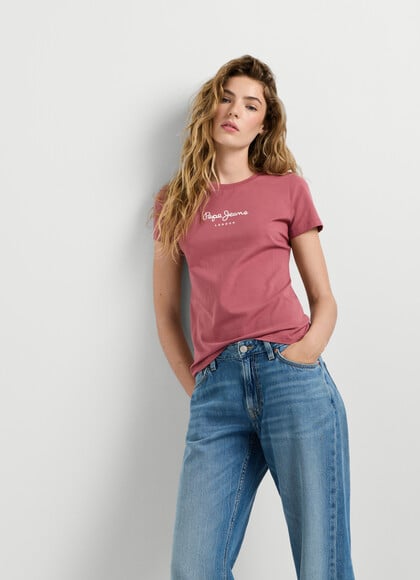SLIM FIT LOGO PRINT T-SHIRT