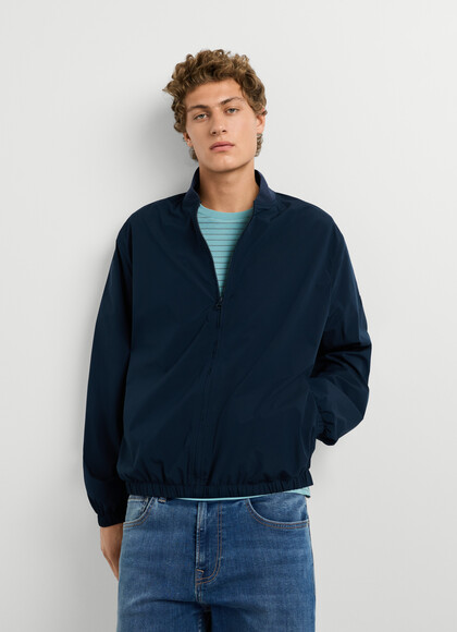 ZIP CLOSURE BOMBER JACKET