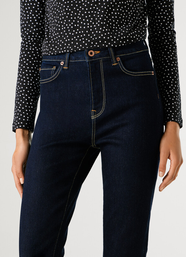 HIGH-RISE FLARE FIT JEANS - DION
