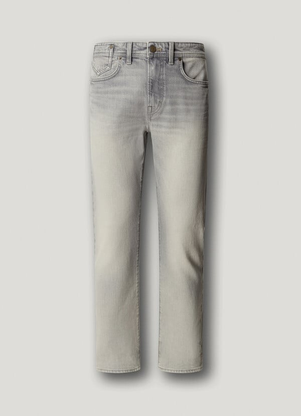SLIM FIT MID-RISE JEANS - PIPE