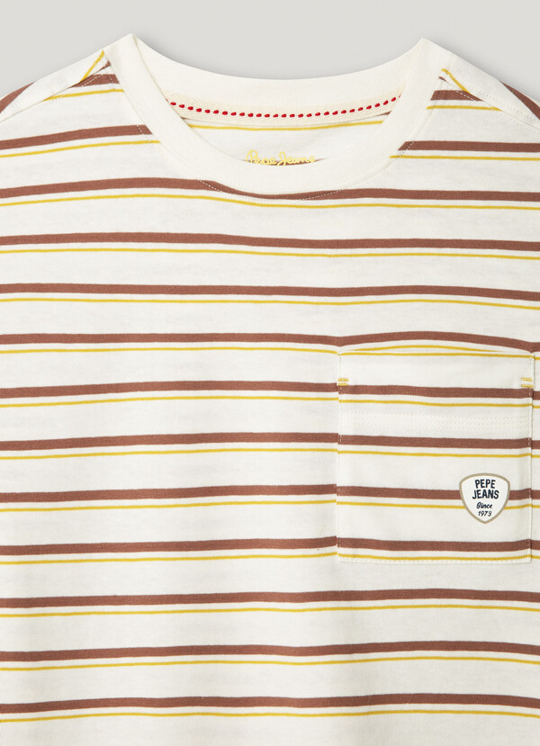 RELAXED FIT STRIPED T-SHIRT