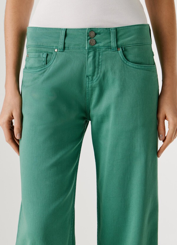 5-POCKET TWILL TROUSERS