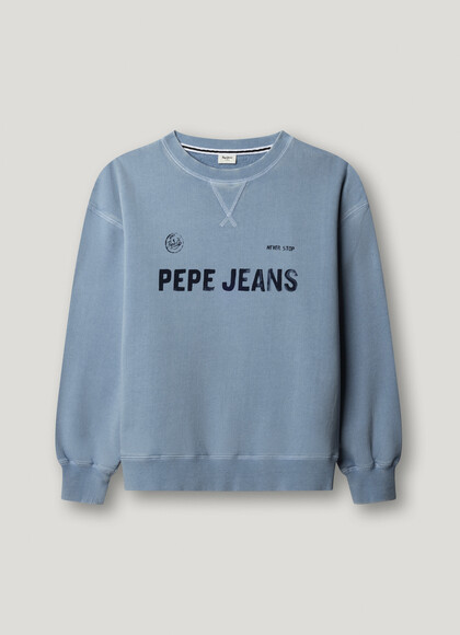 RELAXED FIT CREW NECK SWEATSHIRT