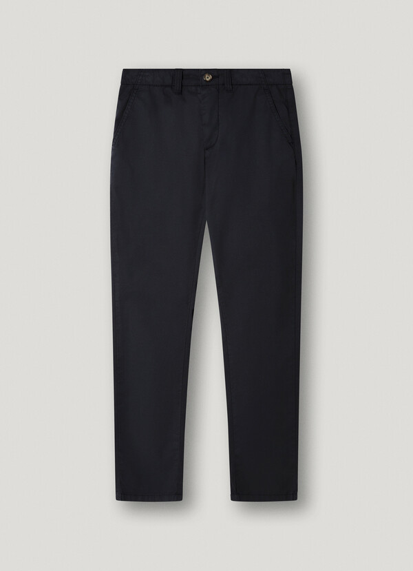 SLIM FIT CHINO TROUSERS