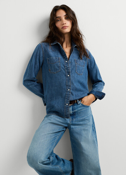 REGULAR FIT DENIM SHIRT