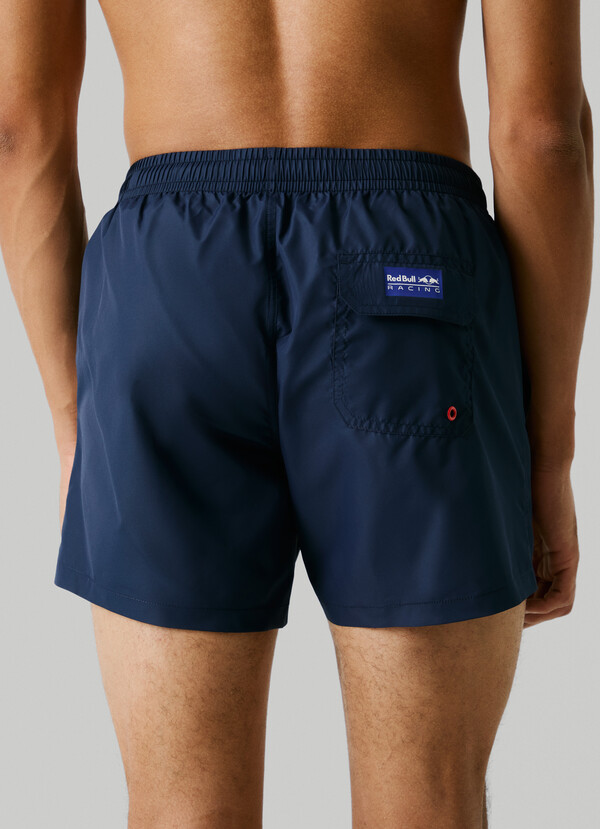 MAXI LOGO BERMUDA SWIM SHORTS