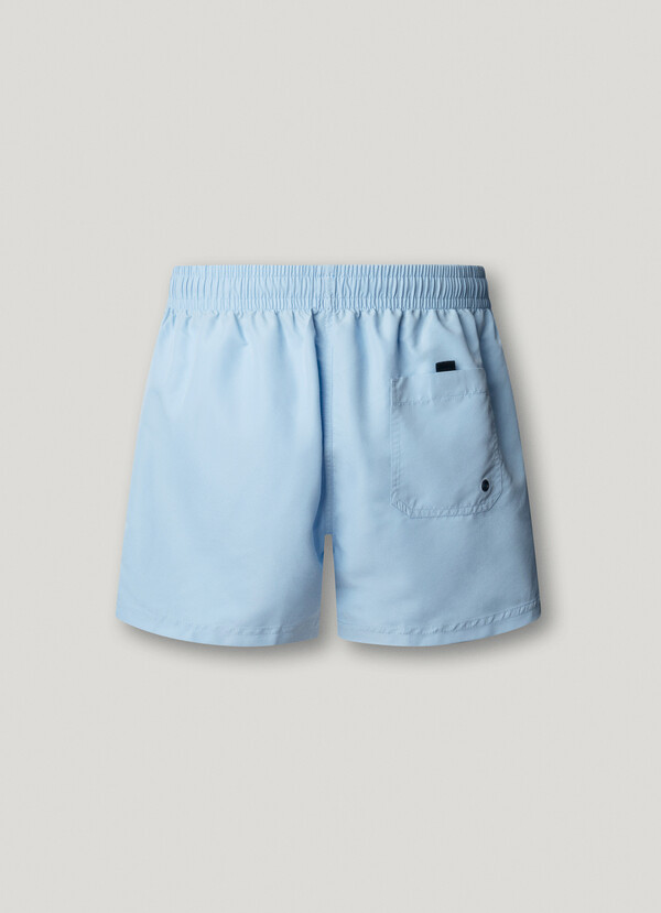 SWIM SHORTS WITH CIRCULAR LOGO