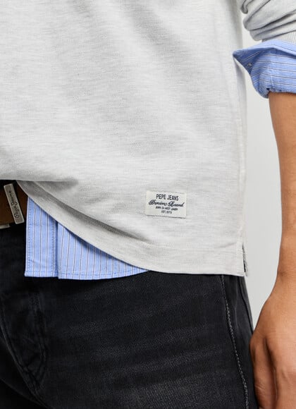 REGULAR FIT LONG SLEEVE PIQU&Eacute; POLO SHIRT