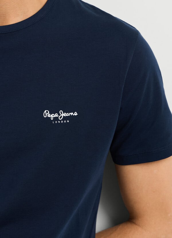 SLIM FIT LOGO PRINT T-SHIRT