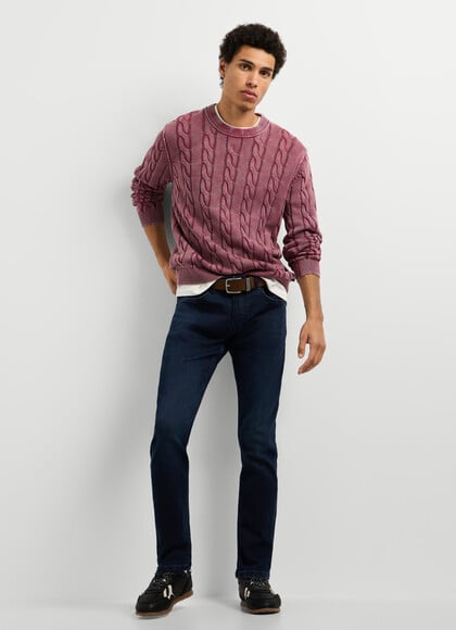 TRACK - SLIM FIT MID-RISE JEANS