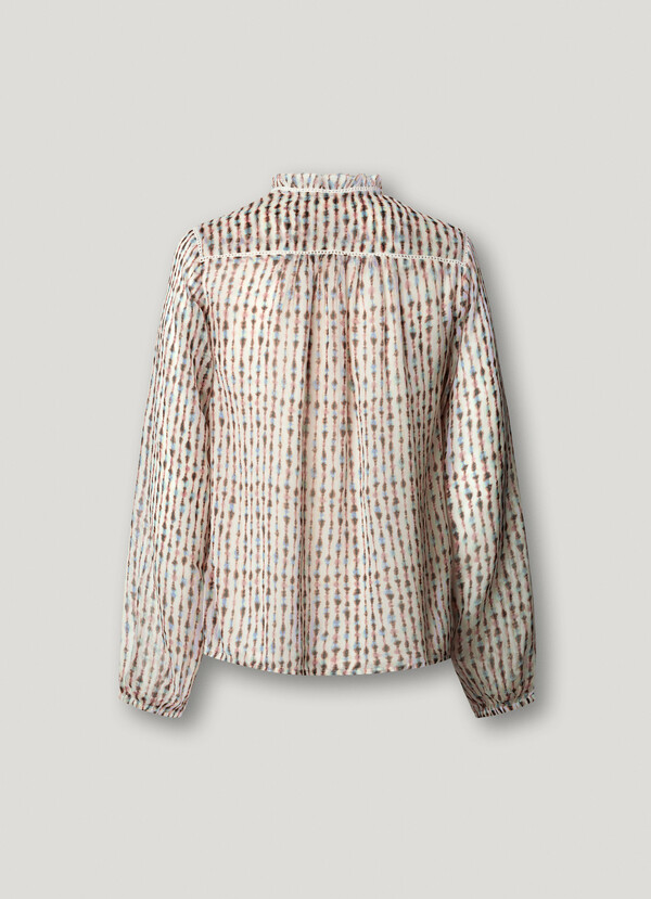 IKAT PRINT FLUID BLOUSE