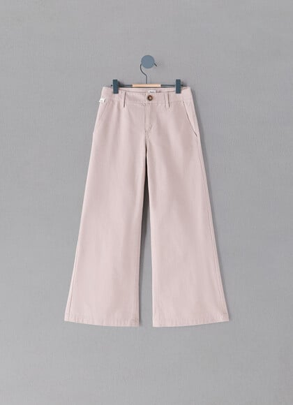 LOW-RISE WIDE FIT TROUSERS