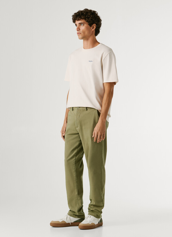 SLIM FIT CHINO TROUSERS