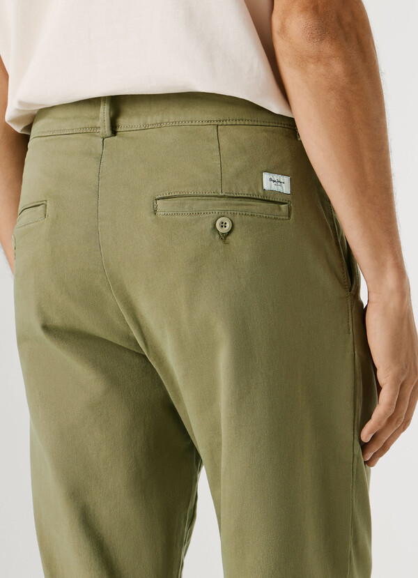 SLIM FIT CHINO TROUSERS
