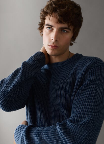 REGULAR FIT CREW NECK KNIT JUMPER