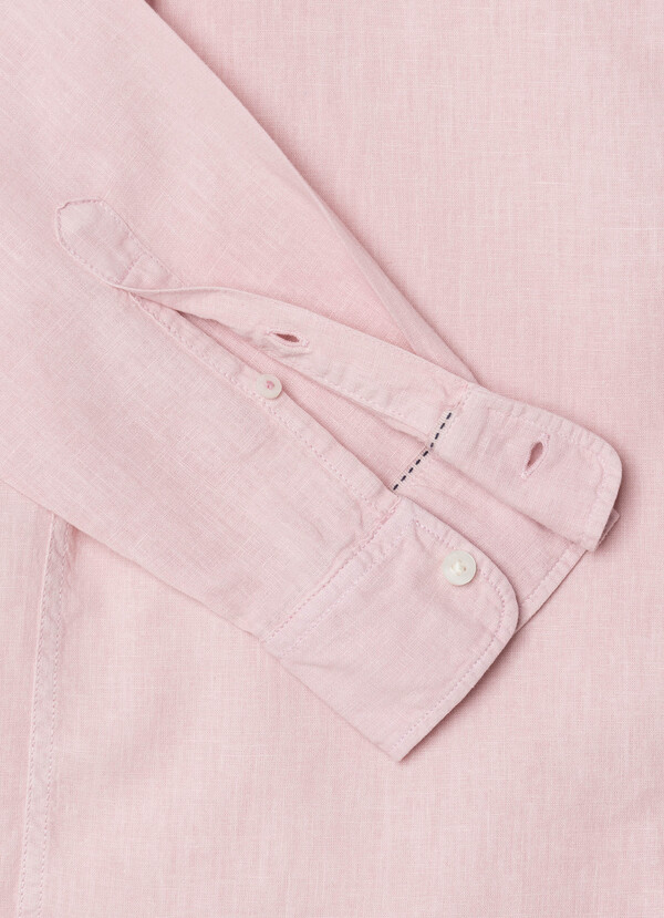 REGULAR FIT GARMENT DYED SHIRT