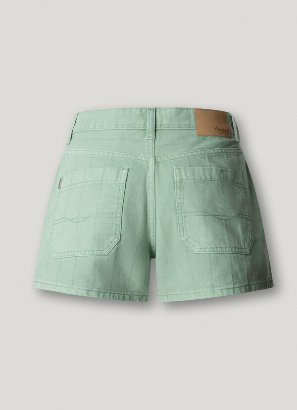 REGULAR FIT DENIM SHORTS