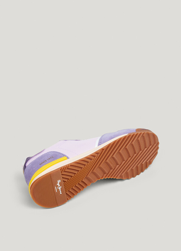 MARVIN - RETRO TRAINERS WITH SUEDE DETAILS 