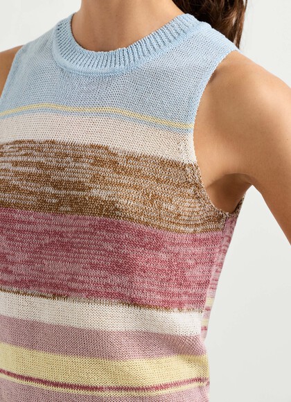 KNIT STRIPED TOP