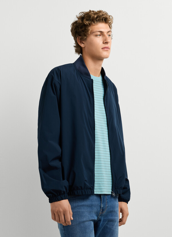 ZIP CLOSURE BOMBER JACKET