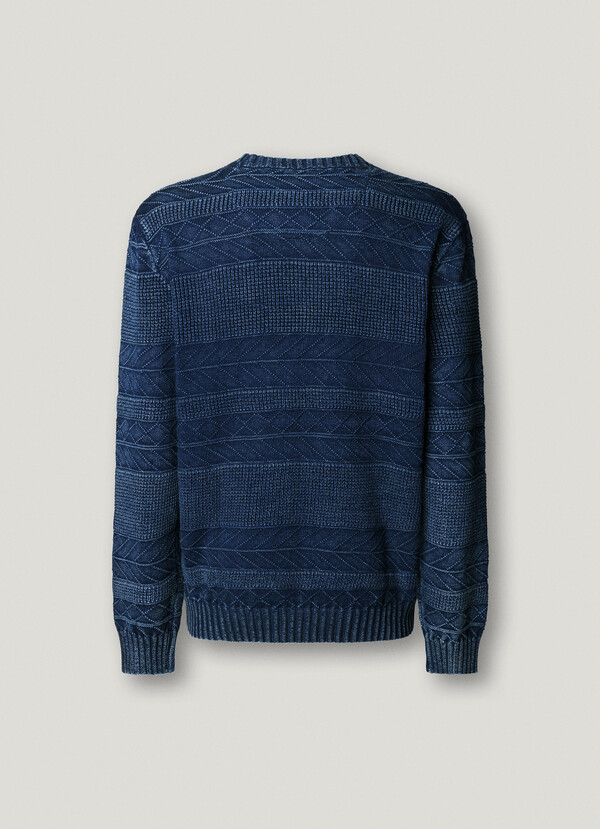 CREW NECK KNIT JUMPER