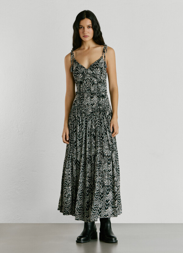 STRAP MAXI DRESS