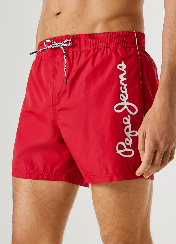 PRINTED LOGO SWIM SHORTS