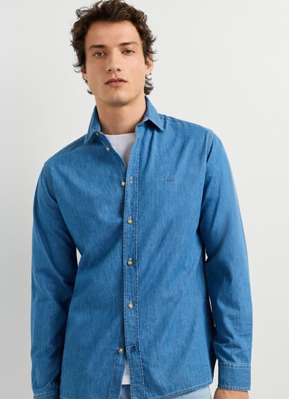SLIM FIT DENIM SHIRT