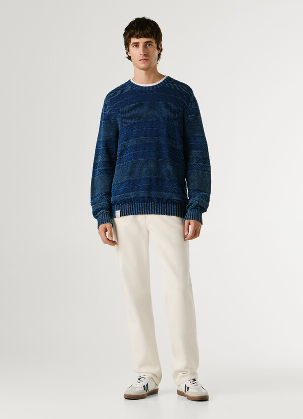 CREW NECK KNIT JUMPER
