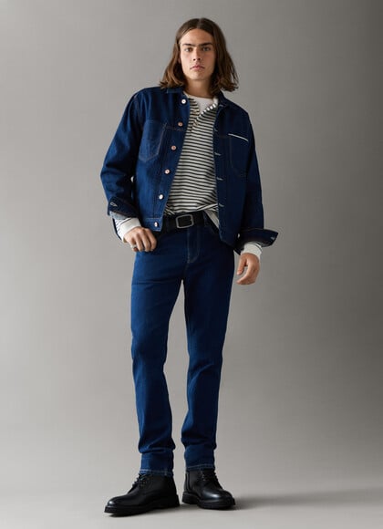 HATCH - SLIM FIT MID-RISE JEANS