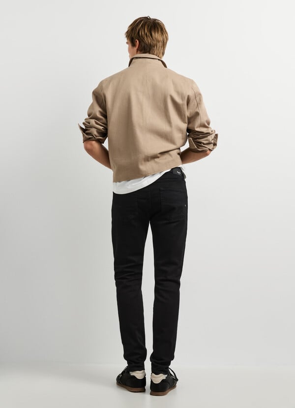 FINSBURY - SKINNY FIT MID-RISE JEANS