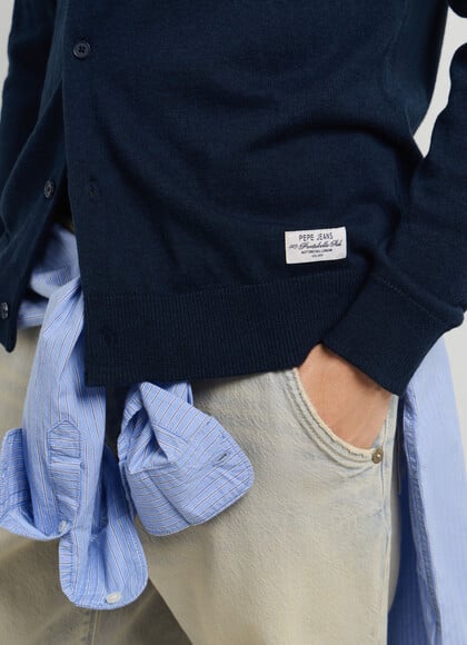 REGULAR FIT KNIT CARDIGAN
